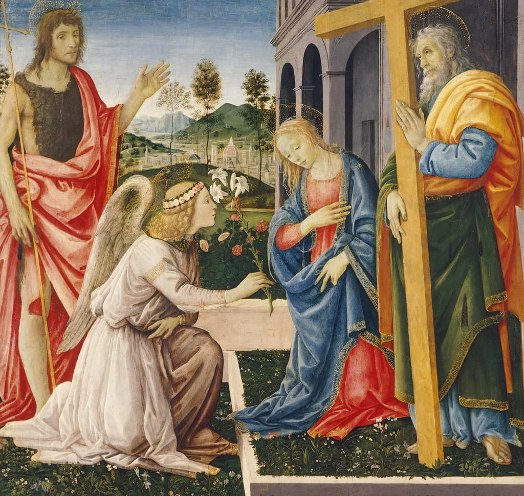 Filippo Lippi - Annunciazione, Museo di Capodimonte, Napoli